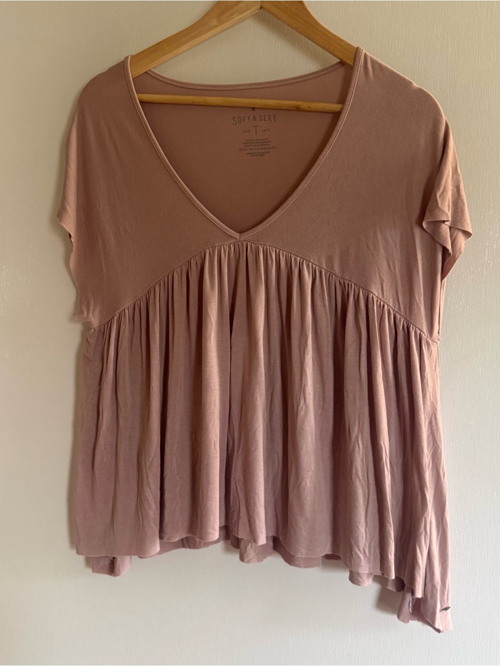 Aerie Flutter Sleeve Top